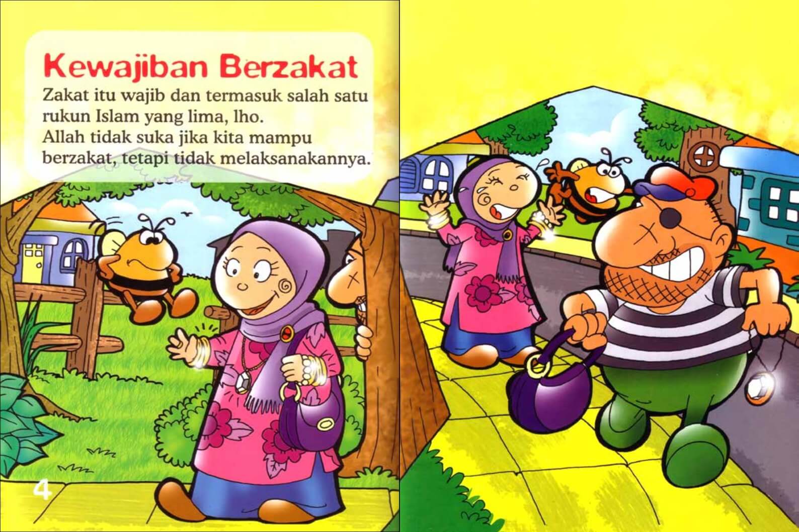 Ebook Seri Fiqih Anak Asyiknya Aku Berzakat, Kewajiban Berzakat (4)