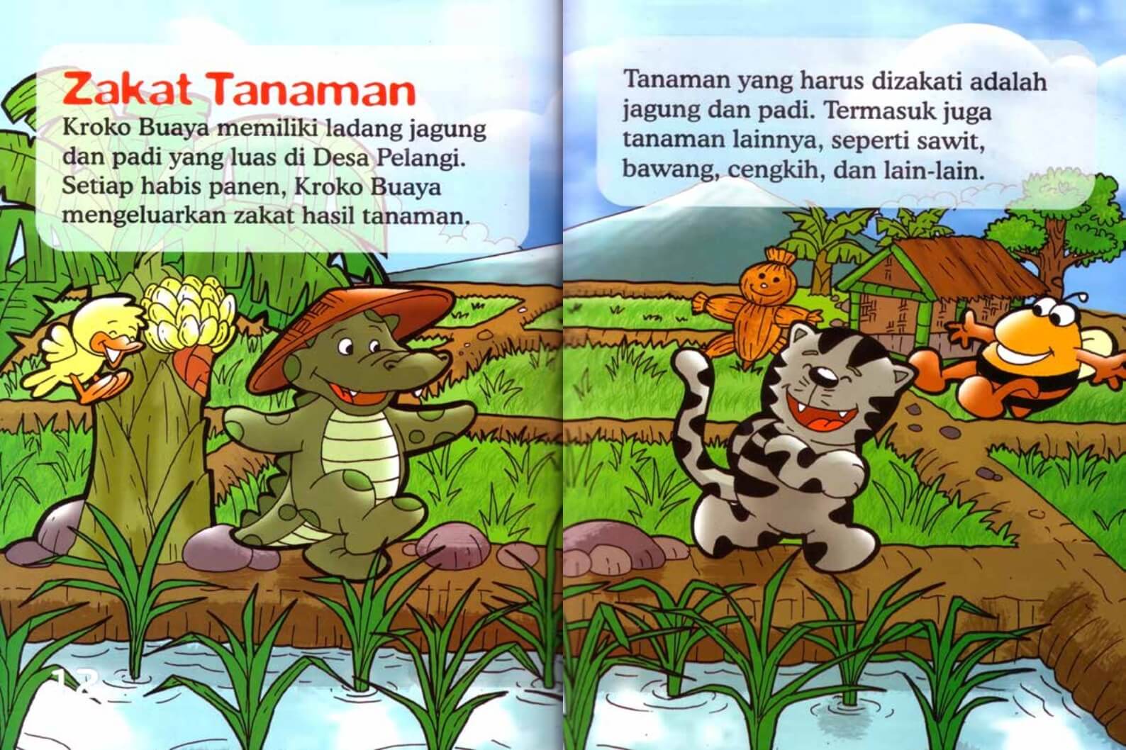 Ebook Seri Fiqih Anak Asyiknya Aku Berzakat, Zakat Tanaman (8)