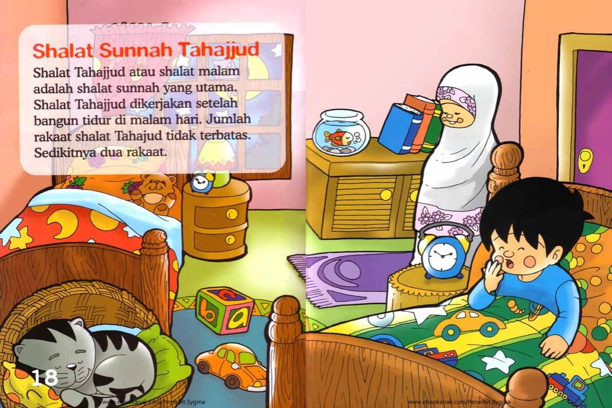 Ebook Seri Fiqih Anak, Asyiknya Aku Shalat Sunnah, Shalat Sunnah Tahajjud (11)