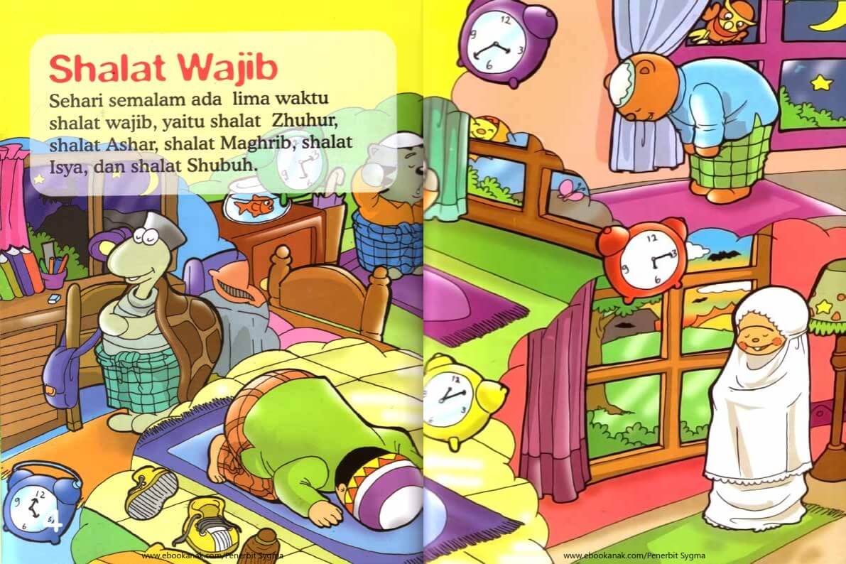 Ebook Seri Fiqih Anak, Asyiknya Aku Shalat Wajib, Shalat Wajib (4)