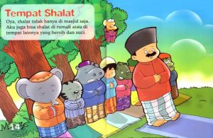 Ebook Seri Fiqih Anak, Asyiknya Aku Shalat Wajib, Tempat Shalat (9)