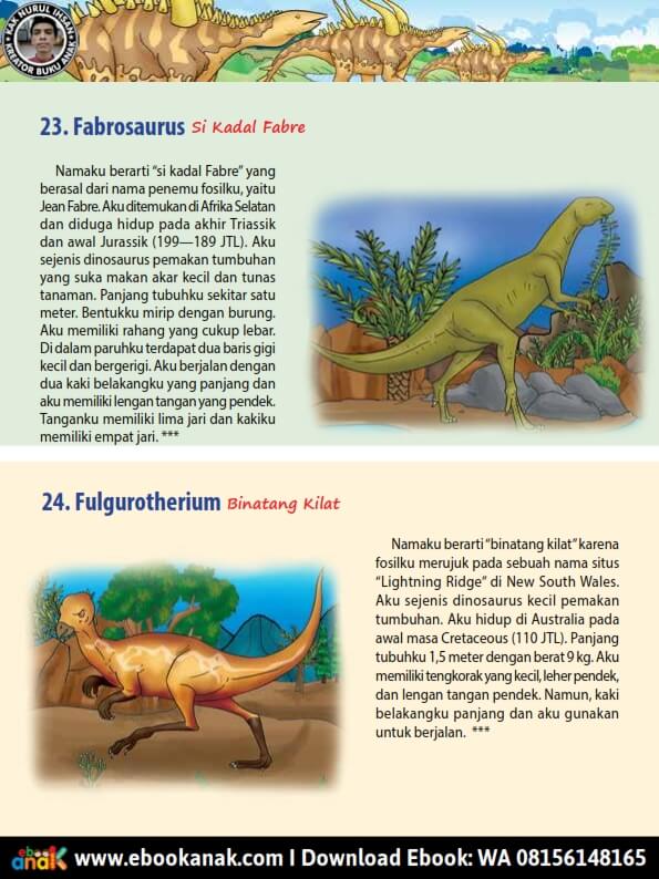 Fabrosaurus Dinosaurus Pemakan Akar Kecil dan Tunas Tanaman (12)