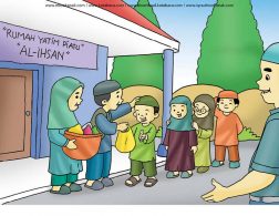 Gambar (20) Berbagi dengan Anak Yatim