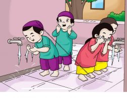 Gambar (30) Wajib Berwudhu Sebelum Shalat