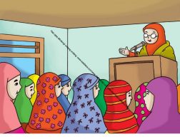 Gambar (37) Menghadiri Pengajian Ibu-Ibu