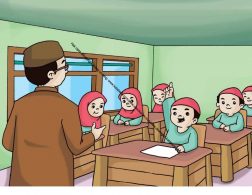 Gambar (46) Berani Bertanya Kepada Pak Guru