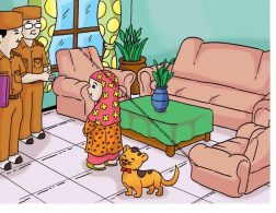 Gambar (50) Sopan dan Ramah Saat Menerima Tamu