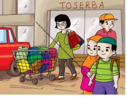 Gambar (68) Belanja Secukupnya Sesuai dengan Kebutuhan