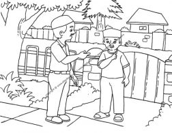 Gambar Dua Orang sedang Bicara di Halaman Rumah (6)