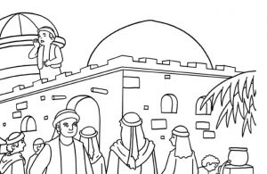 Gambar Mewarnai Asmaul Husna (29) Suara Emas Bilal