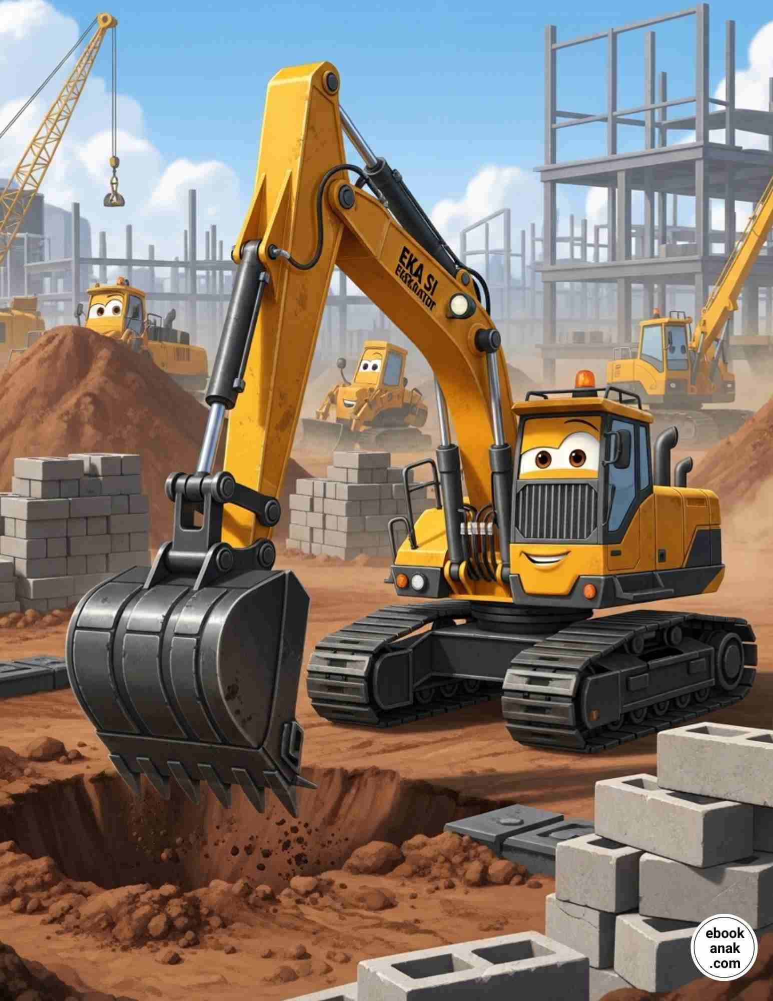 Halo! Kenalkan, ini Eka si Ekskavator. (2)