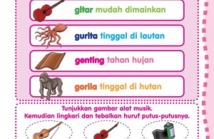 Hari Ke-15 Membaca Kalimat Berawalan Huruf Gg
