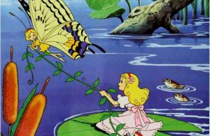 Ikan dan Kupu Kupu Menolong Thumbelina