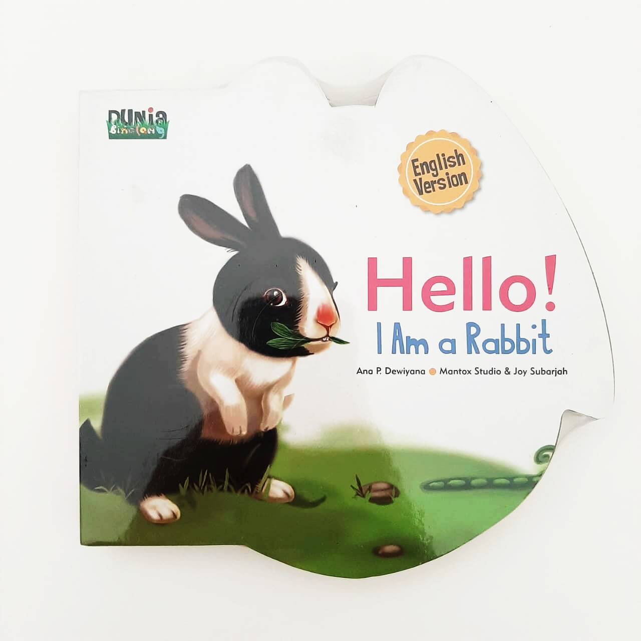 Jual Buku Seri Dunia Binatang Hello I am a Rabbit English version Boardbook