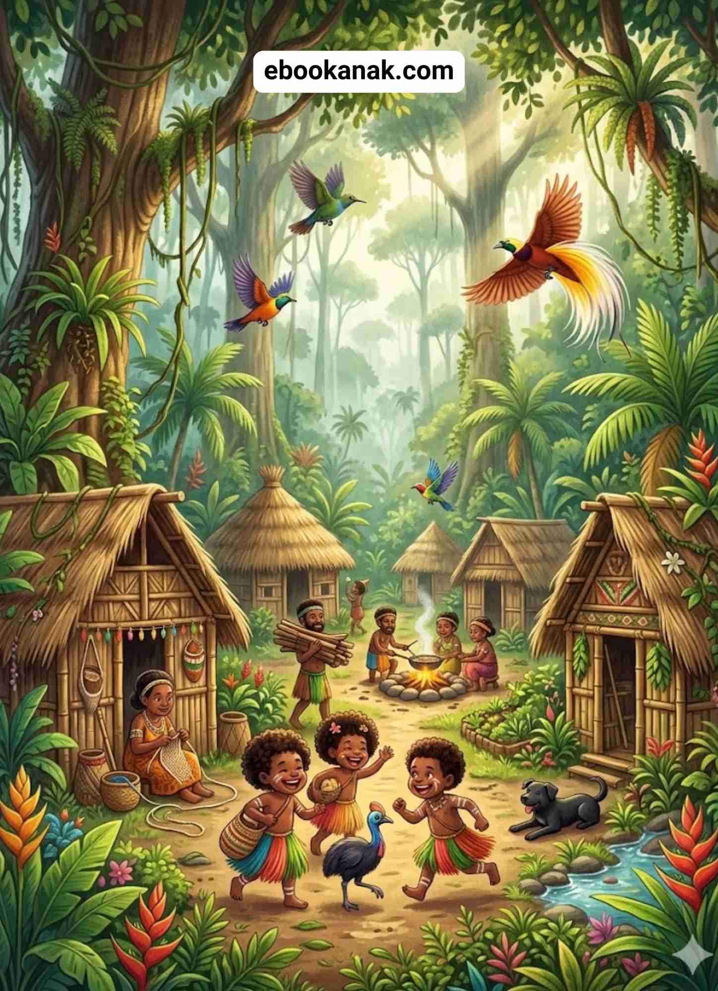 Kampung di Tengah Hutan Papua