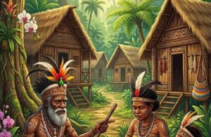 Kampung di Tepi Laut Papua