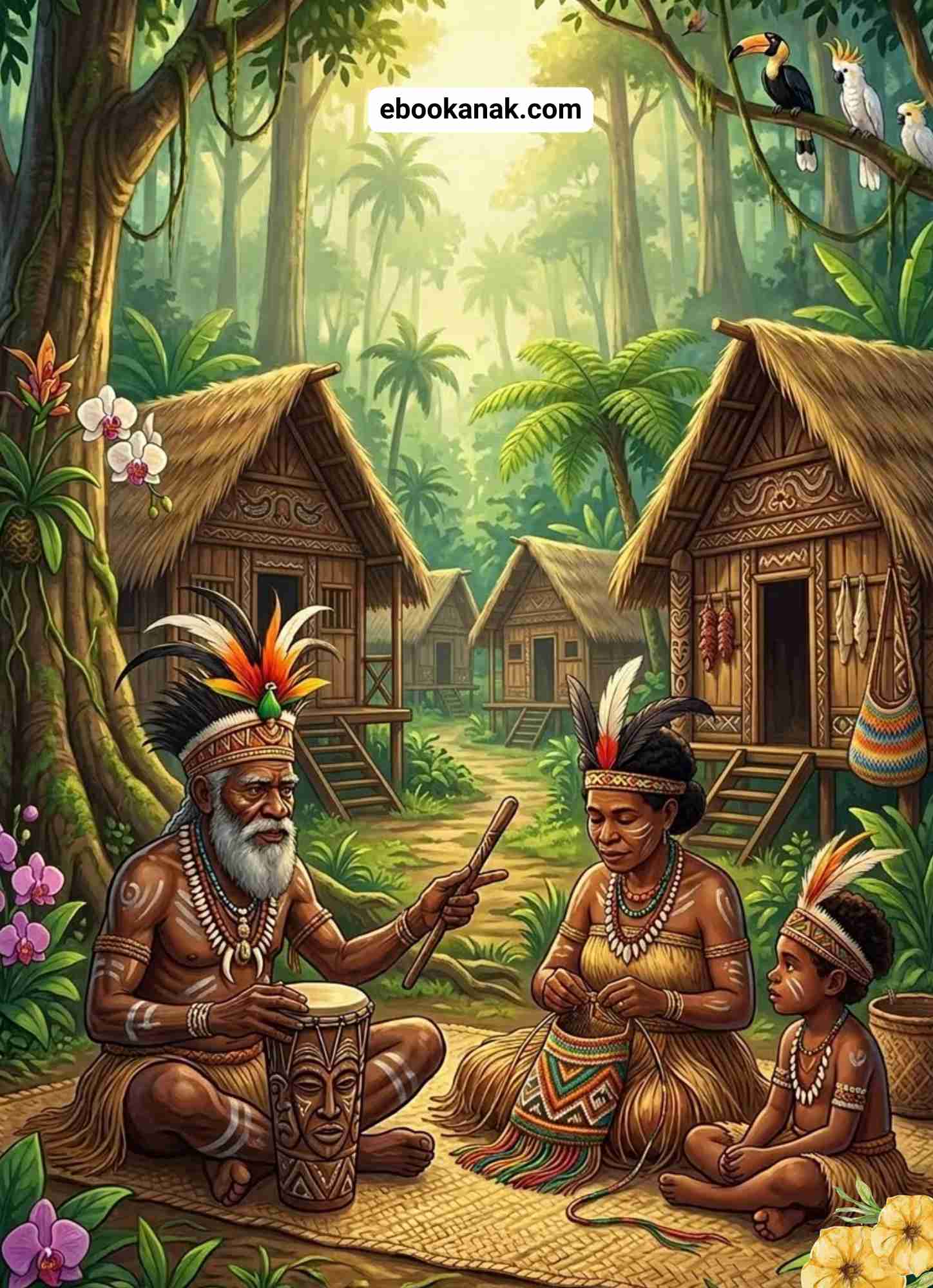 Kampung di Tepi Laut Papua