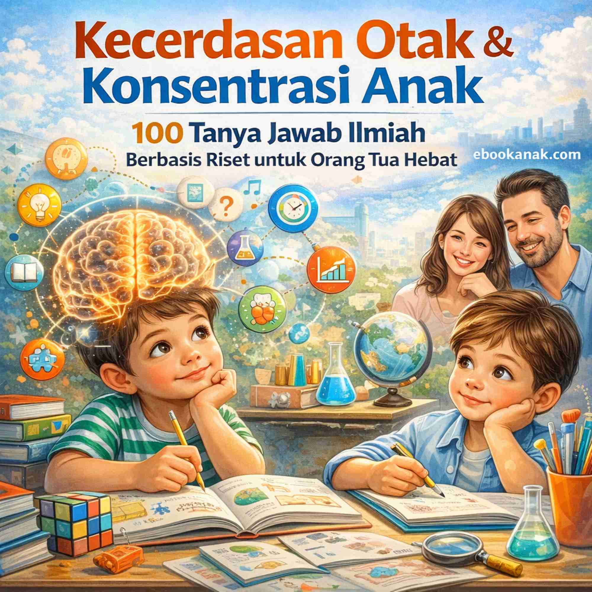 Kecerdasan Otak dan Konsentrasi Anak 100 Tanya Jawab Ilmiah Berbasisi Riset untuk Orang Tua Hebat