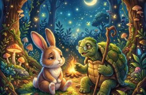 Kelinci cemil dan hutan energi positif