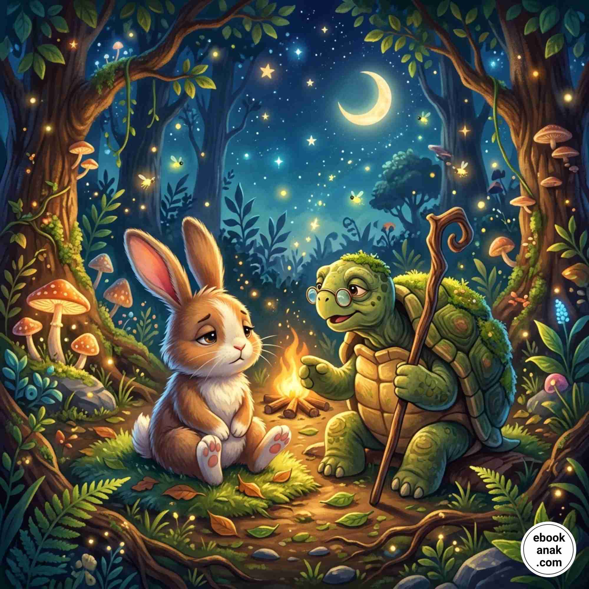 Kelinci cemil dan hutan energi positif