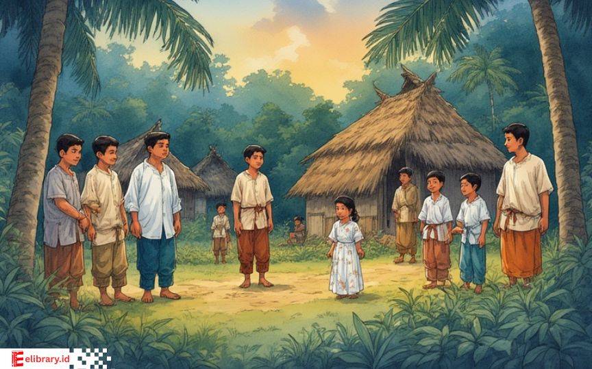 Tujuh bersaudara yatim piatu di desa Bengkulu Selatan, enam kakak laki-laki dan seorang adik perempuan bernama Putri Sedoro Putih, tinggal di rumah kayu sederhana.