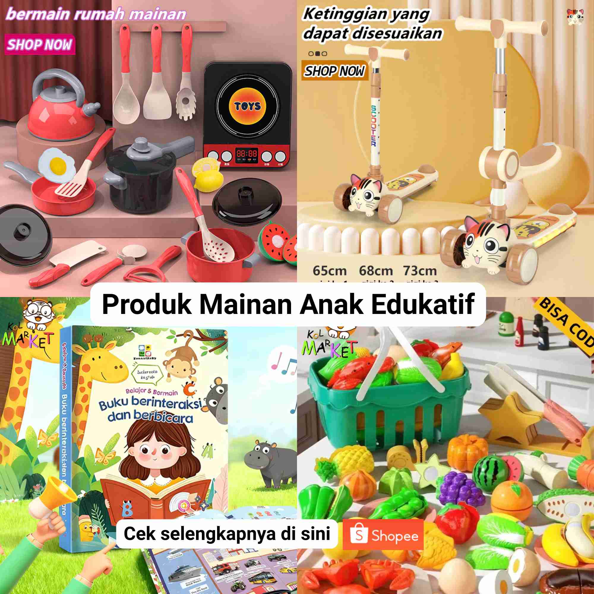 Kolmarket Produk Mainan Anak Edukatif