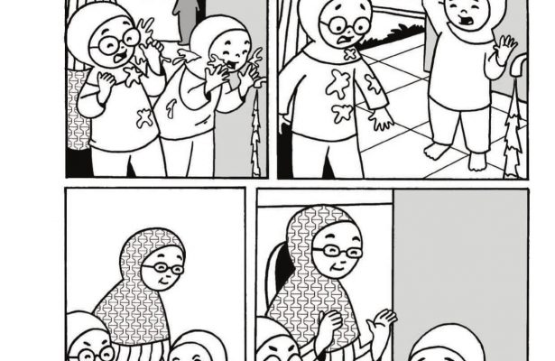 Komik Adab Nabi Muhammad, Hemat Air Saat Berwudhu