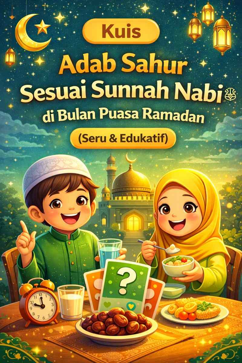 Kuis Adab Sahur Sesuai Sunnah Nabi