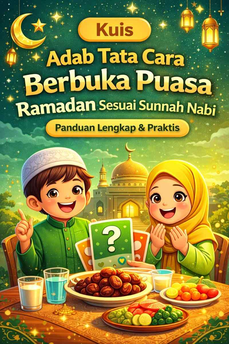 Kuis Adab tata cara berbuka puasa Ramadan