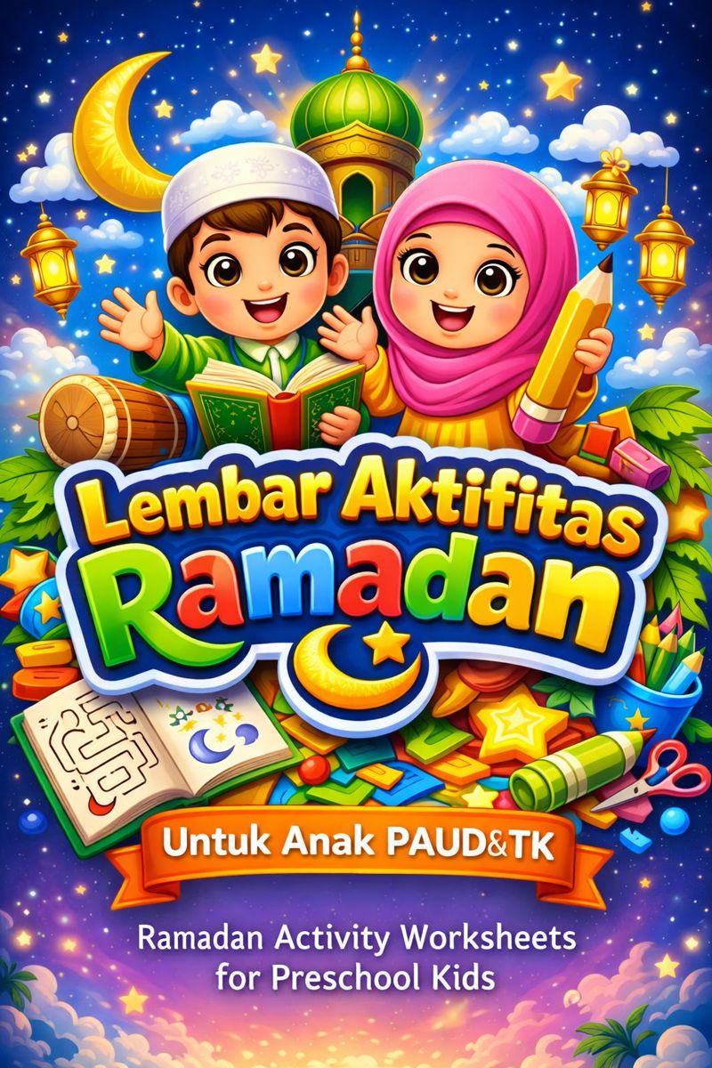 Lembar Aktivitas Ramadan untuk Anak PAUD TK