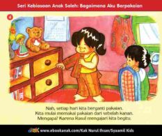 Memakai Pakaian dari Sebelah Kanan