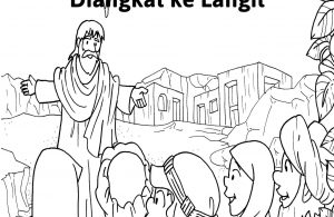 Mewarnai Kisah Teladan Nabi Isa Diangkat ke Langit (1)