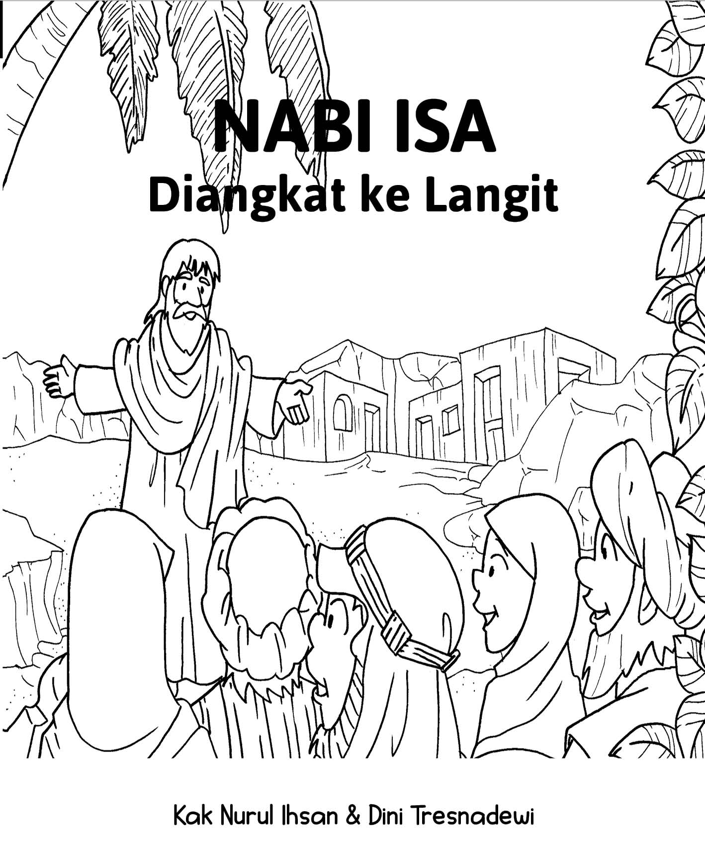 Mewarnai Kisah Teladan Nabi Isa Diangkat ke Langit (1)