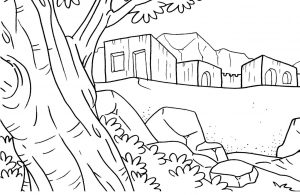 Mewarnai Kisah Teladan Nabi Isa Diangkat ke Langit (4) Bunda Maryam Melahirkan Nabi Isa