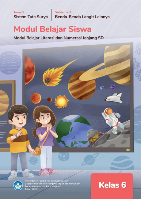 Modul Belajar Siswa Kelas 6 SD Tema 9 Subtema 3 Benda-Benda Langit Lainnya