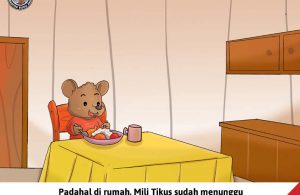 Moli Tikus Lupa Waktu, Mili Tikus Menunggu Makan Siang (10)