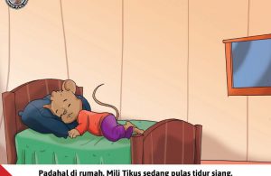 Moli Tikus Lupa Waktu, Mili Tikus sedang Tidur Siang (13)