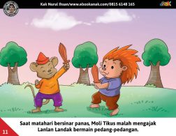 Moli Tikus Lupa Waktu, Moli Tikus Bermain Pedang-Pedangan (11)
