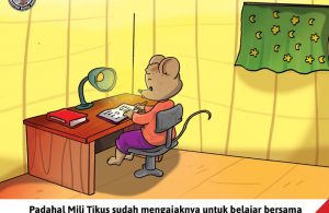 Moli Tikus Lupa Waktu, Moli Tikus Lupa Mengerjakan Tugas Sekolah (4)