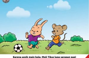Moli Tikus Lupa Waktu. Moli Tikus Lupa Sarapan dan Minum Susu (6)