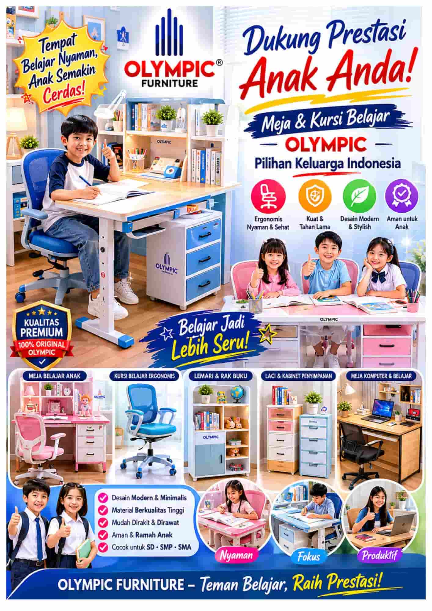 Olympic Furniture Anak Belajar