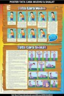 P002. Poster Tata Cara Wudhu dan Shalat