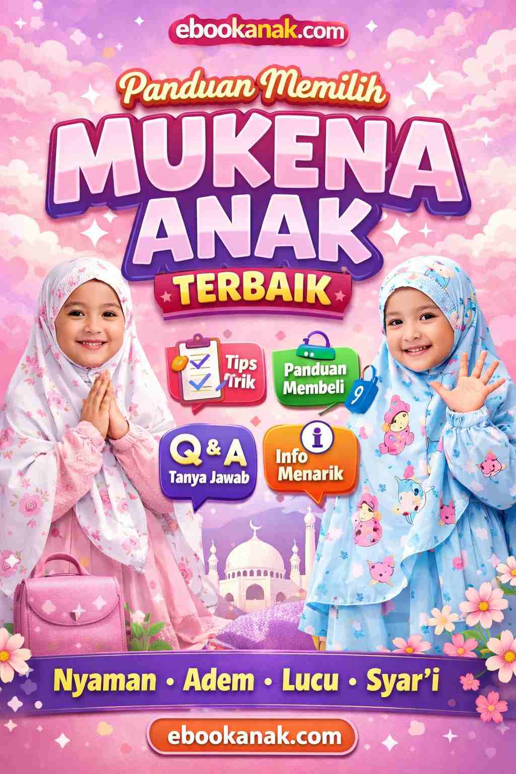 Panduan memilih mukena; Nyaman, Adem, Lucu, dan Syari