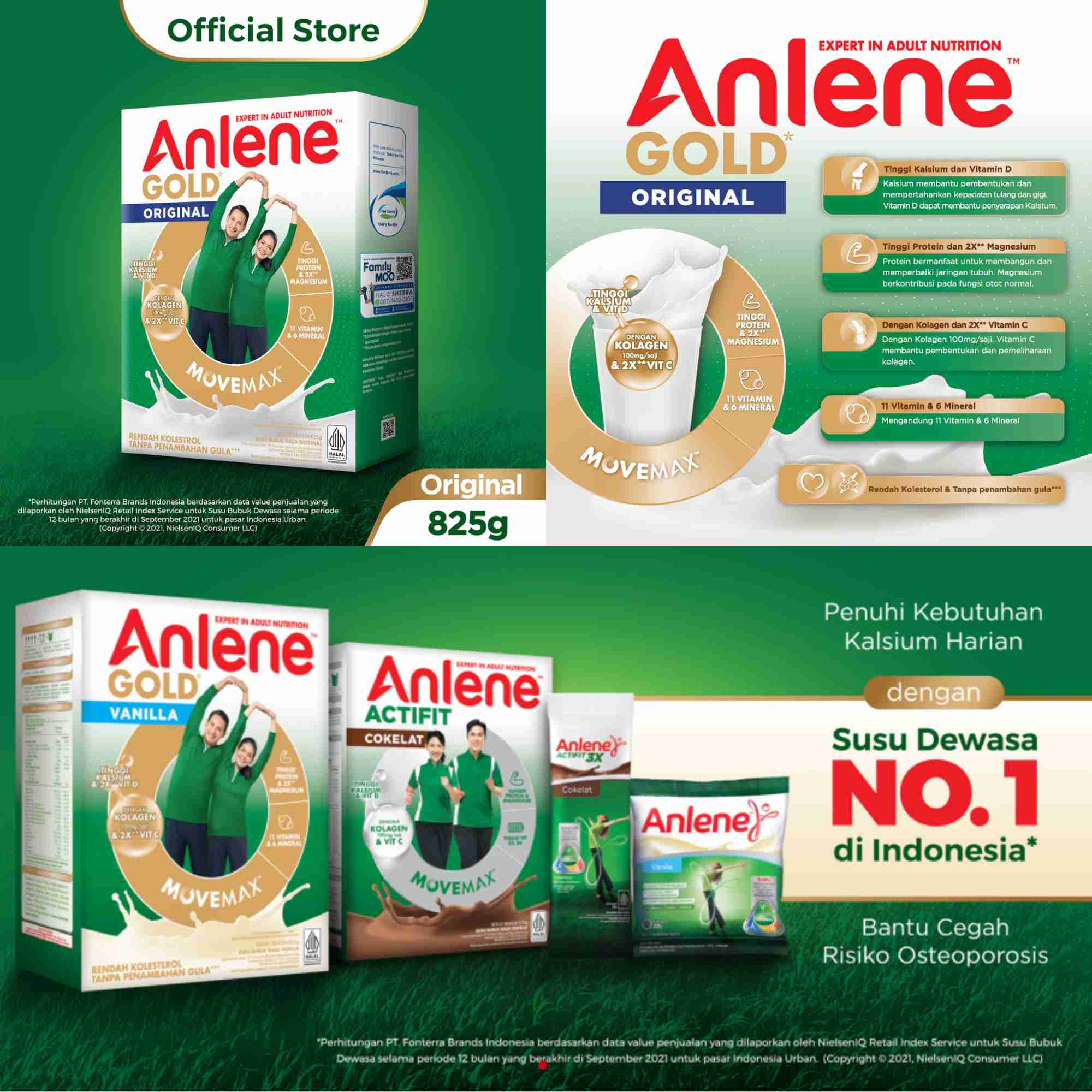 Anlene Gold Susu Dewasa No.1