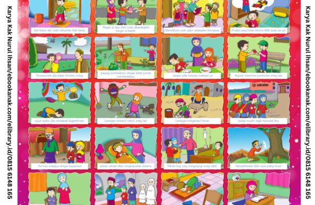 Poster 33 Pesan Nabi Muhammad SAW for Kids