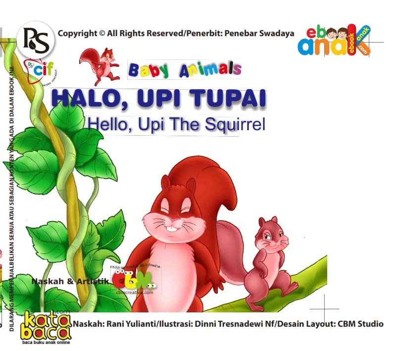 Seri Baby Animals, Halo, Upi Tupai