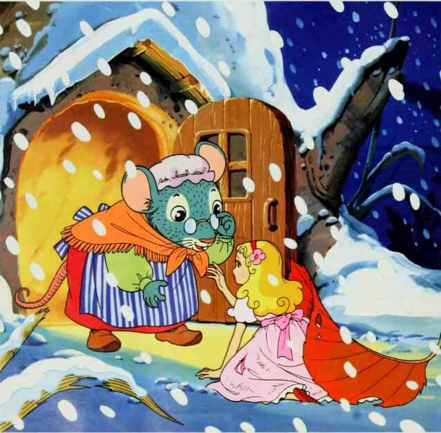 Thumbelina Bertemu dengan Tikus Ladang yang Baik Hati