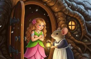 Thumbelina dan Rumah Hangat Hazel – Kisah Persahabatan di Musim Dingin yang Penuh Harapan