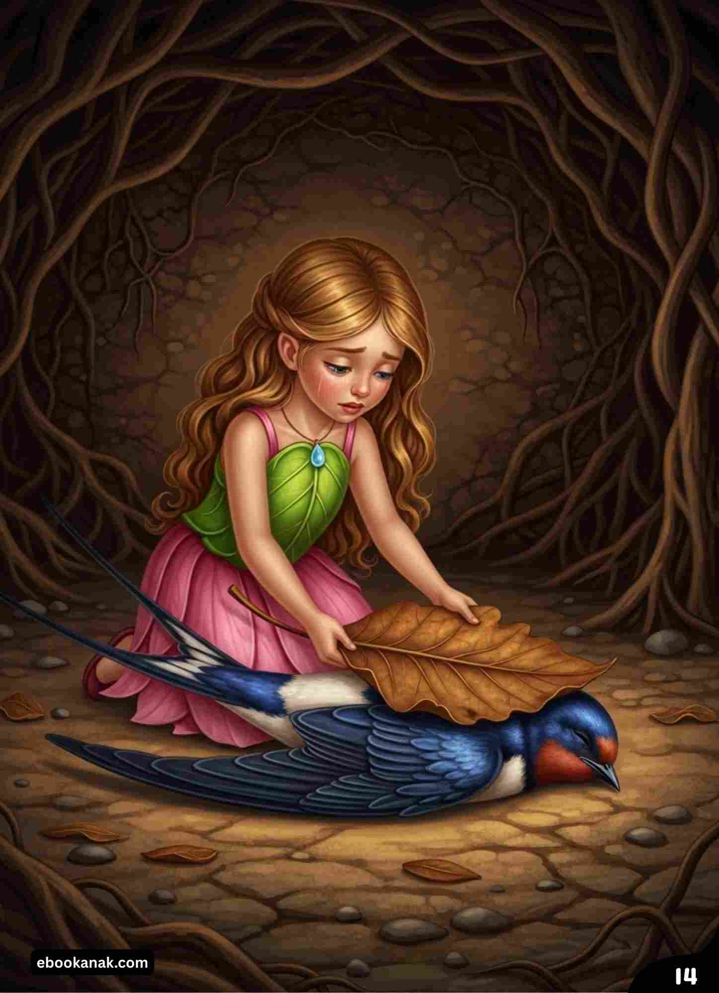 Thumbelina dan Zephyr si Burung Walet – Kisah Rahasia Penuh Kasih di Lorong Gelap