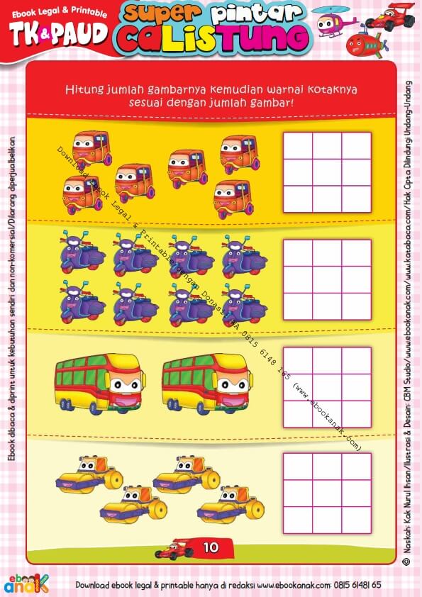 Workbook Legal dan Printable Super Pintar Calistung Transportasi (10)